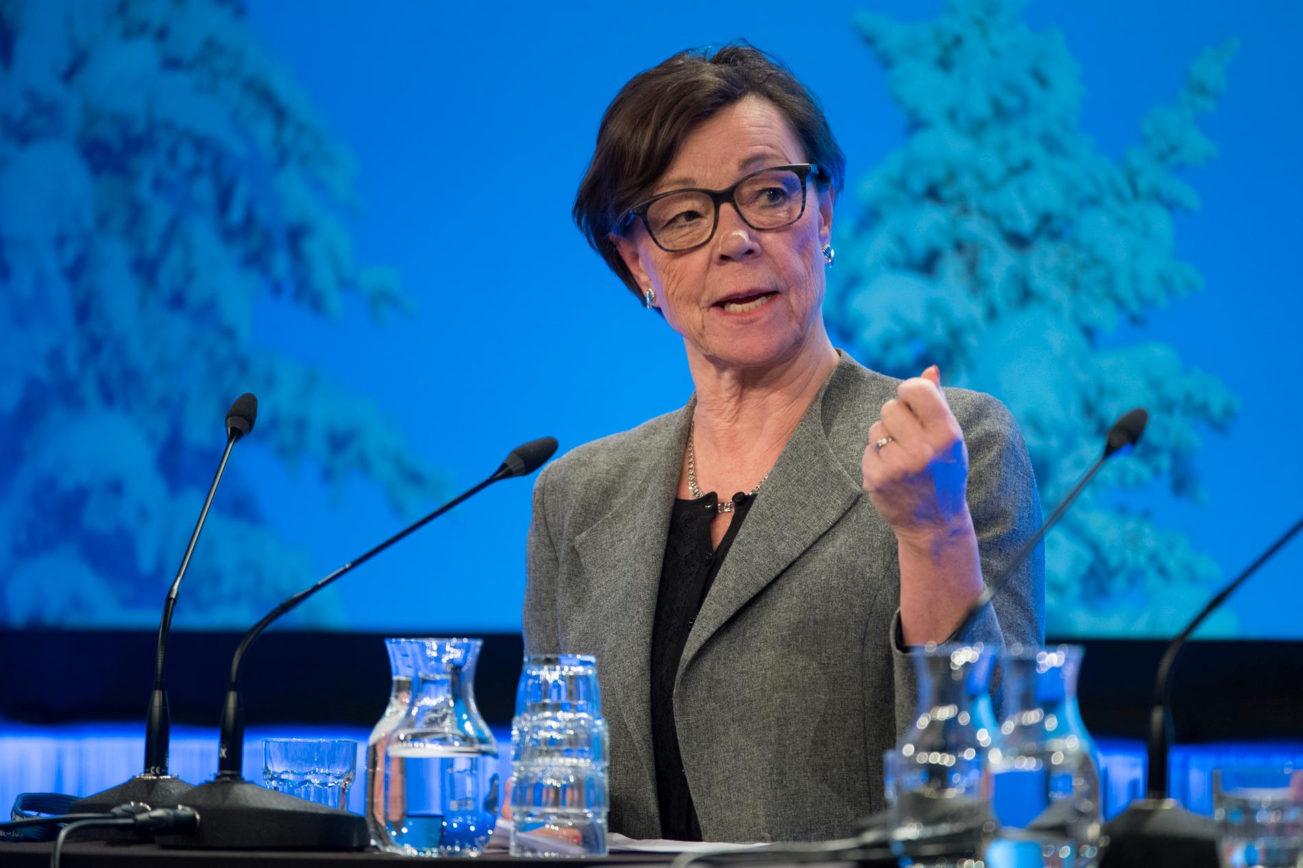 Kabinettssekreterare Annika Söder är Margot Wallströms högra hand på UD och ingår i spekulationerna om vem som blir ny utrikesminister. Arkivbild.