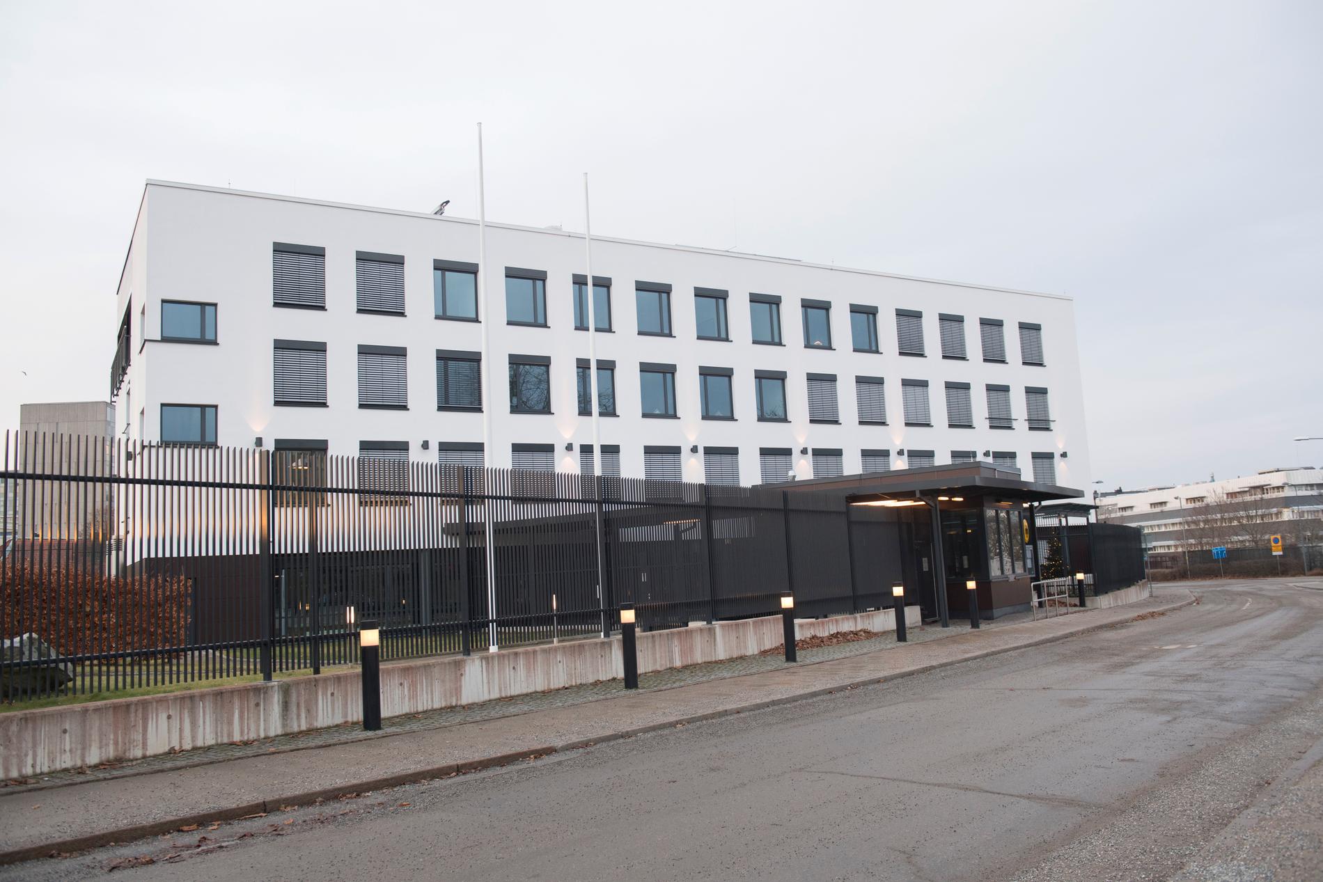 Tysklands ambassad på Skarpögatan i Stockholm.
