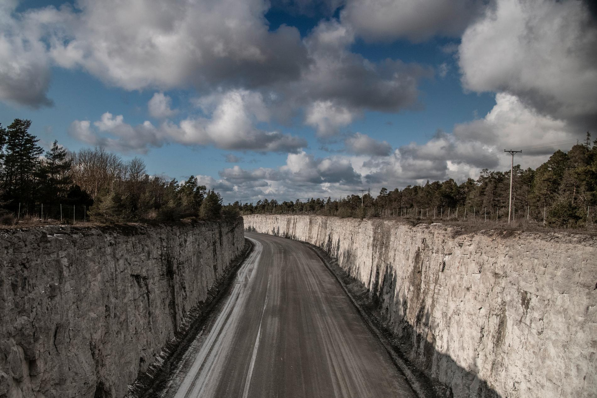 Cementfabriken i Slite på Gotland. 