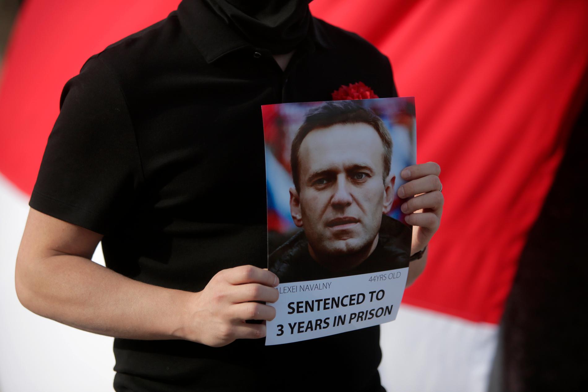 Flera kulturkändisar kräver i ett uppror att Navalnyj ska få den vård han har rätt till. Arkivbild.