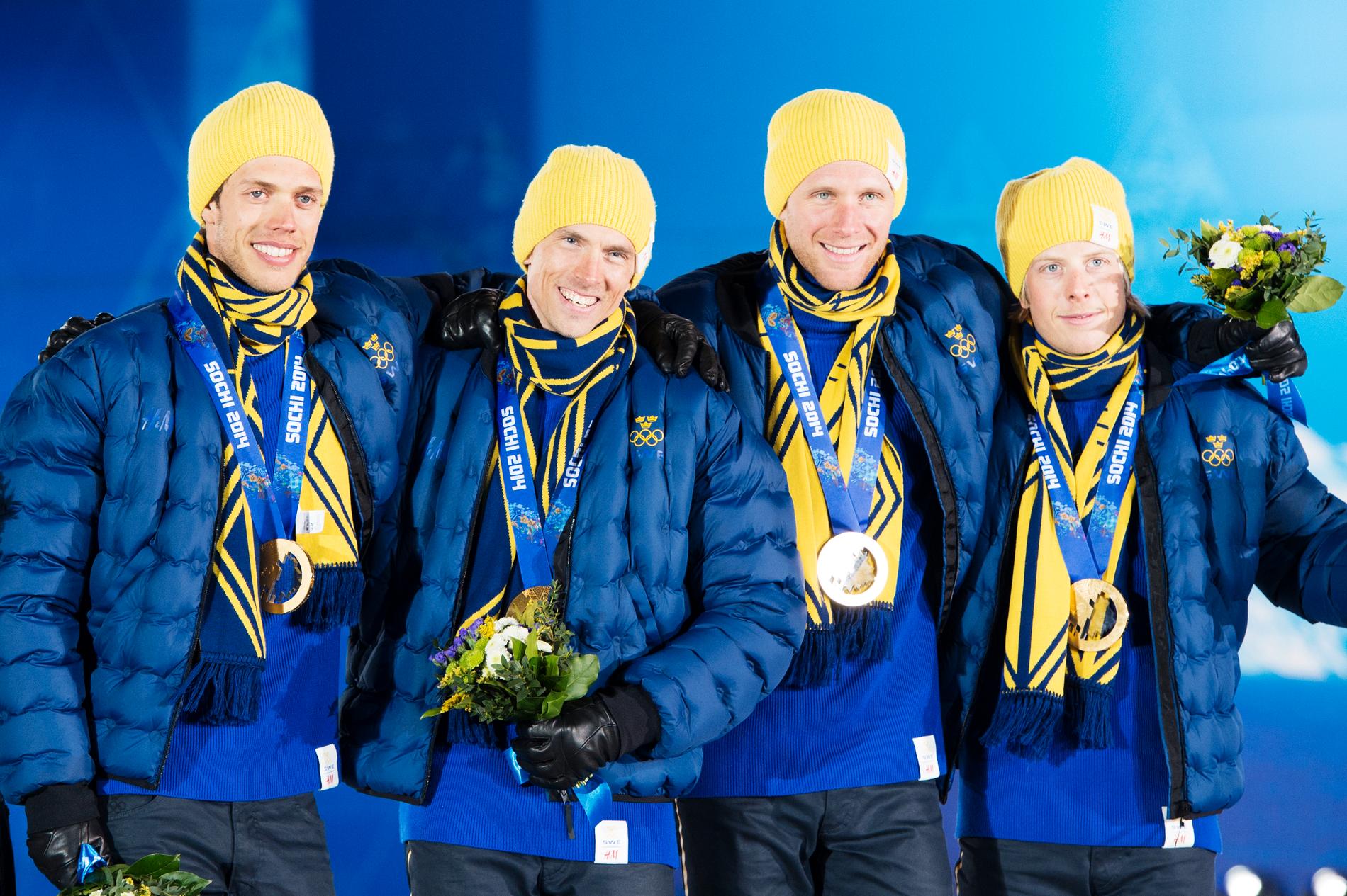 Stafettguldet i OS 2014.