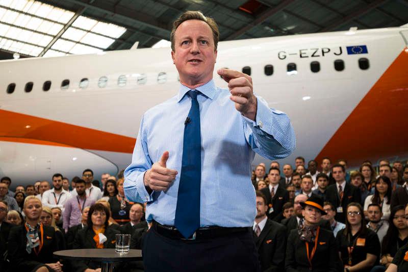 Storbritanniens premiärminister David Cameron kampanjar för att landet ska stanna i EU.