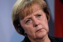 Angela Merkel, Tysklands förbunds-kansler ”Anta stödpaketet eller lämna euron.”