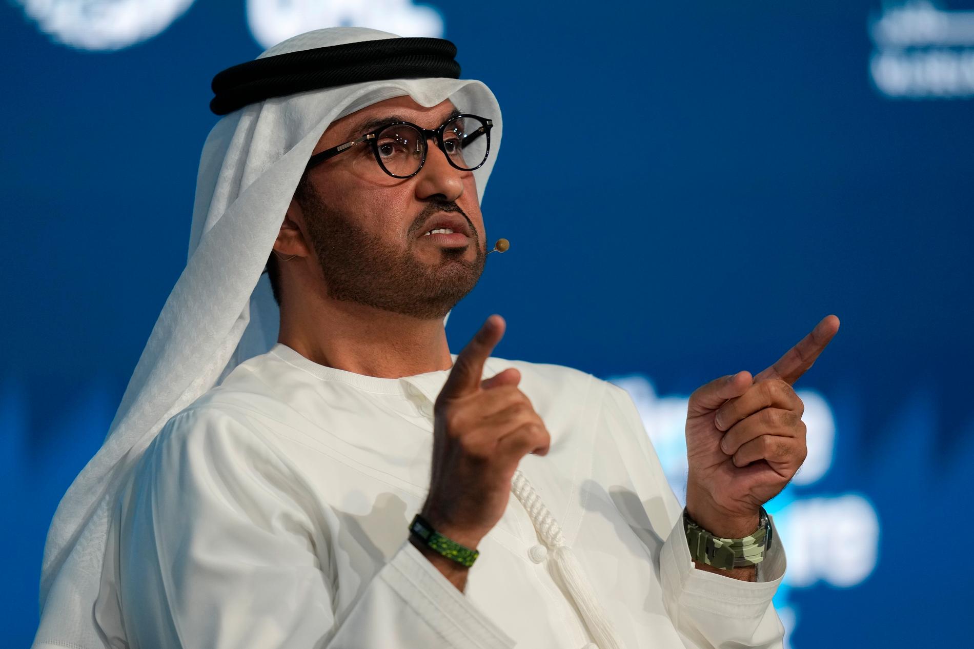 Sultan al-Jaber är vd för ett oljebolag – och ordförande för klimattoppmötet COP28.