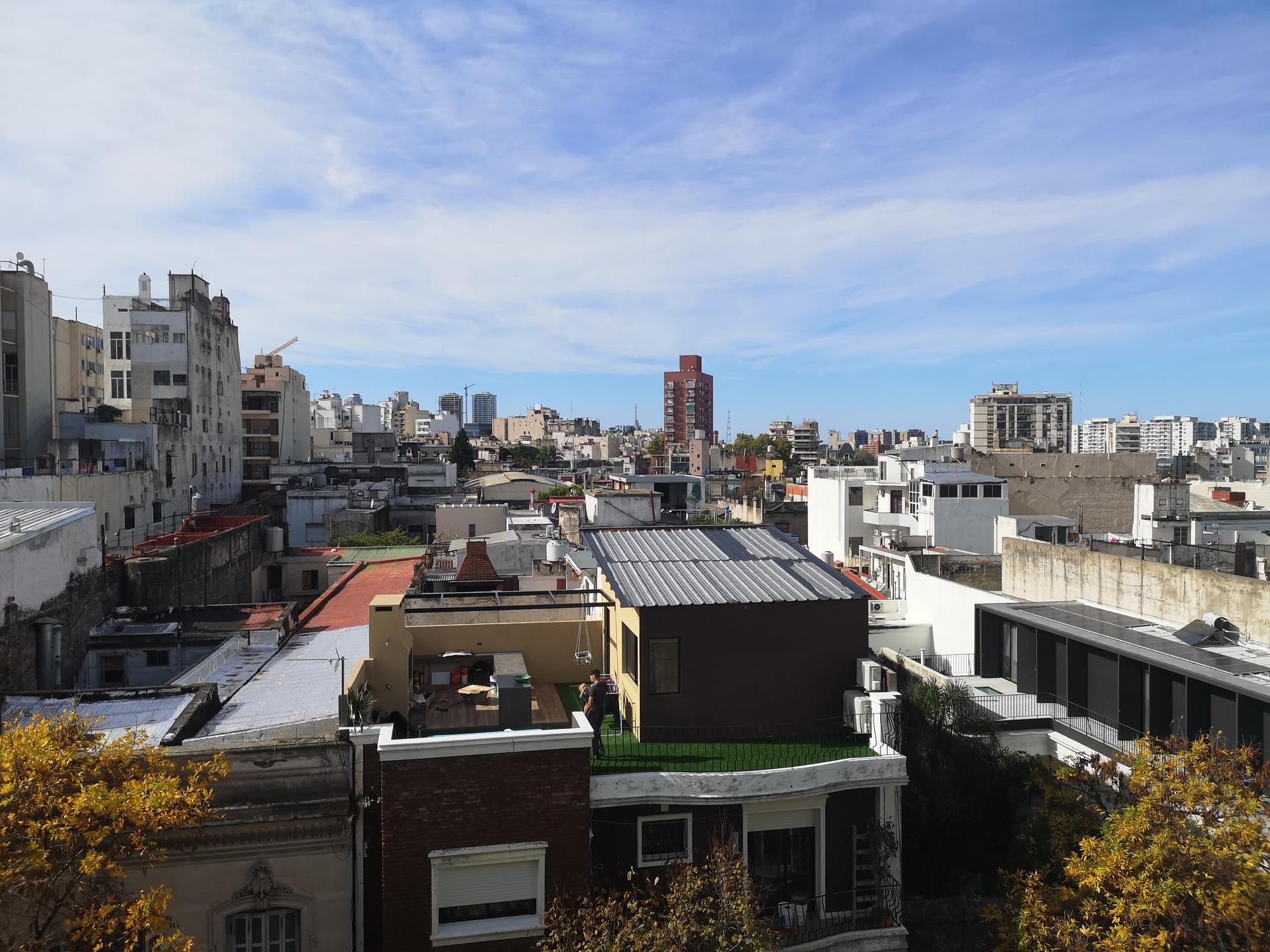 Utsikt över ett öde Buenos Aires.