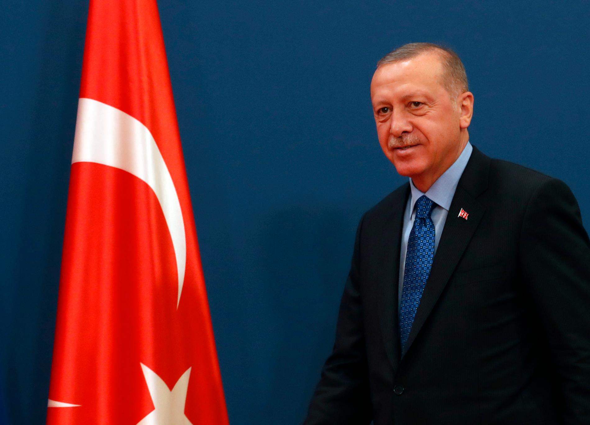 Recep Tayyip Erdogan är Turkiets president.