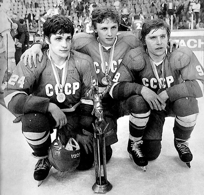 Makarov, Larionov, Krutov.