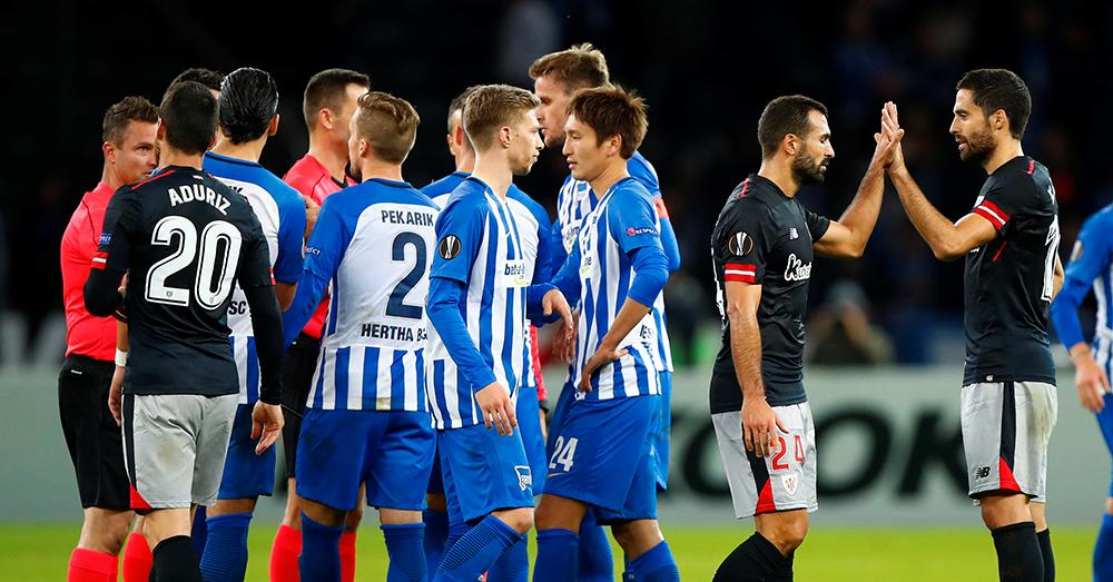 Östersunds grupprivaler Hertha Berlin och Athletic Bilbao spelade 0–0 i premiären.