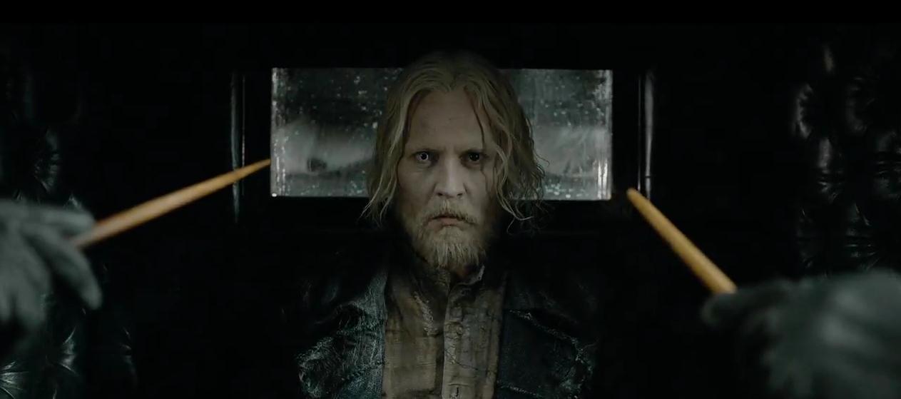 Johnny Depp som Grindelwald.