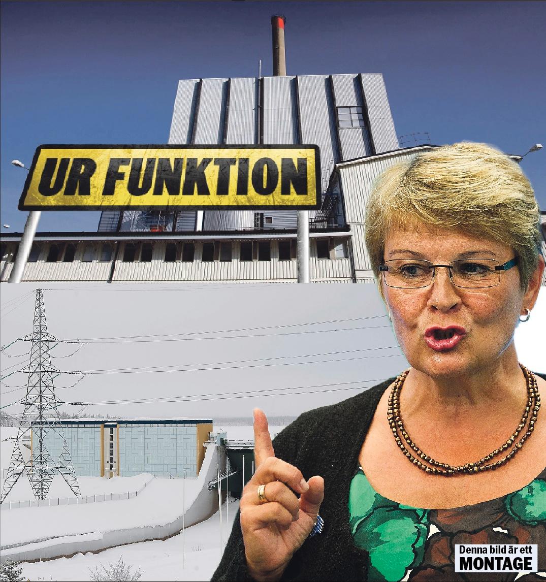 EN SISTA UPPLÄXNING Maud Olofsson försökte, som sin sista insats som näringsminister, tala förstånd med elbolagsdirektörerna. Rörande, om man ska ta henne på allvar. Men med tanke på det allmänna förstörelseverk som pågår i privatiseringarnas spår är det svårt att tro att det ska fungera. Foto: FREDRIK SANDBERG/SCANPIX, MAGNUS SANDBERG