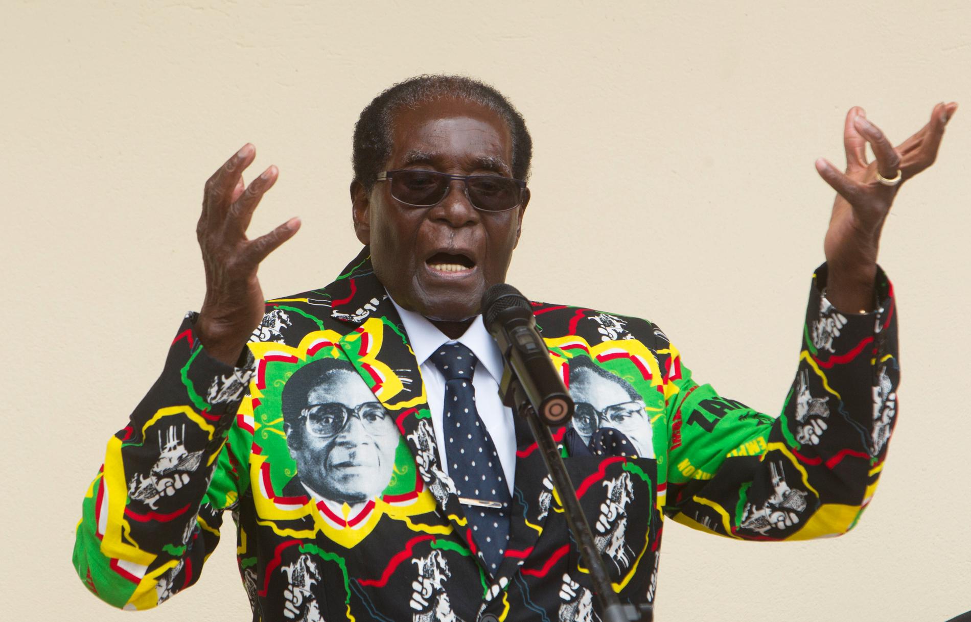 Robert Mugabe i december 2016. Arkivbild.