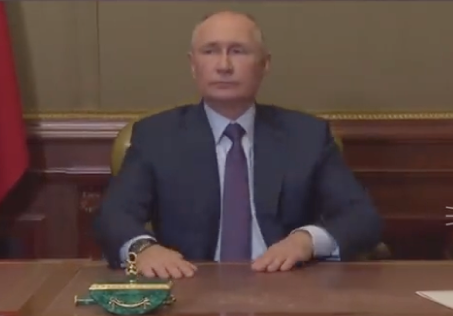 Putin under tv-talet.
