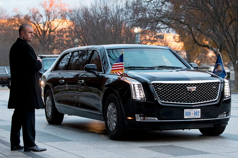 President Joe Bidens bepansrade bil kallas för ”The Beast”. 