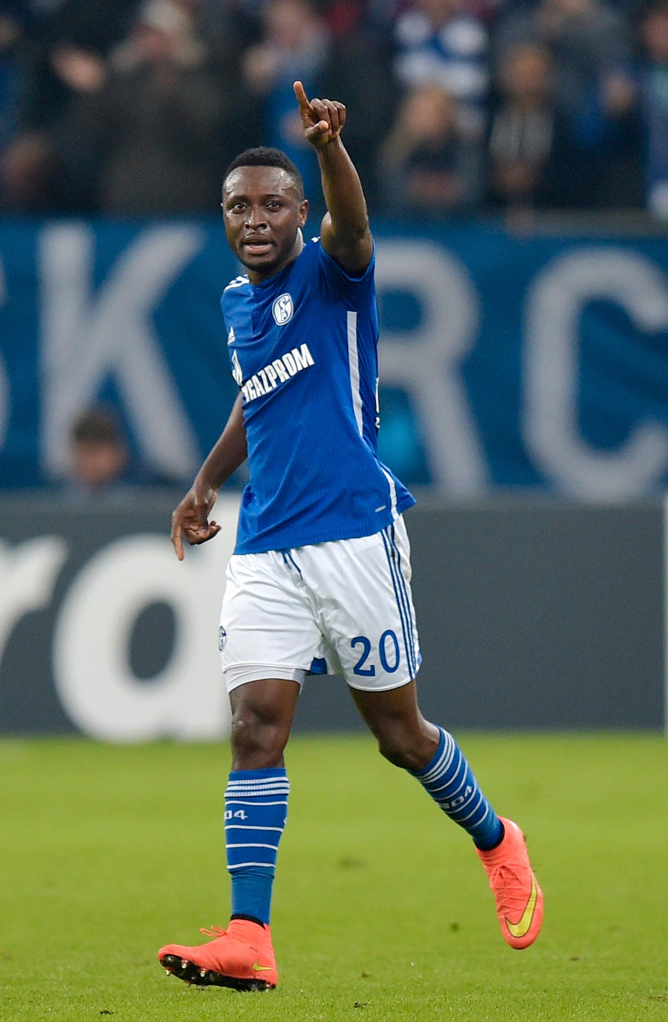 Chinedu Obasi, här i Schalke 04 år 2014, är klar för AIK.