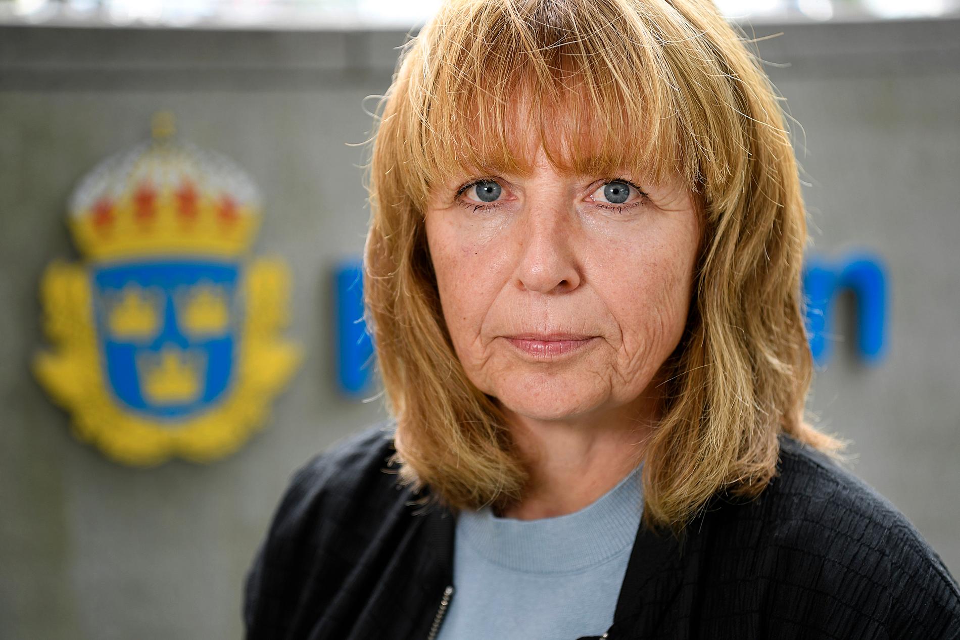 Lotta Mauritzson, brottsförebyggare på polisens nationella bedrägericentrum.
