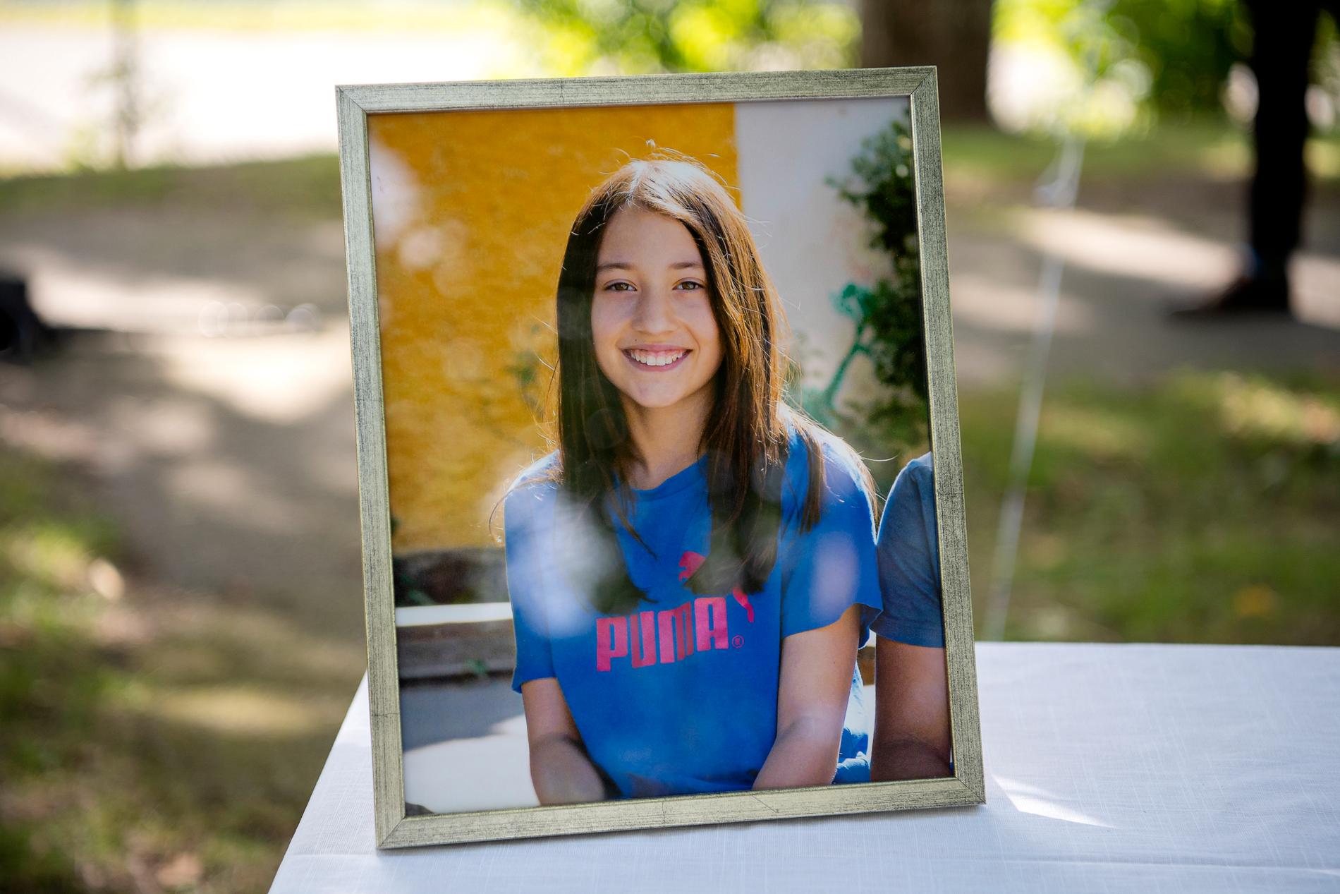 Adriana, 12, blev mördad för två år sedan.