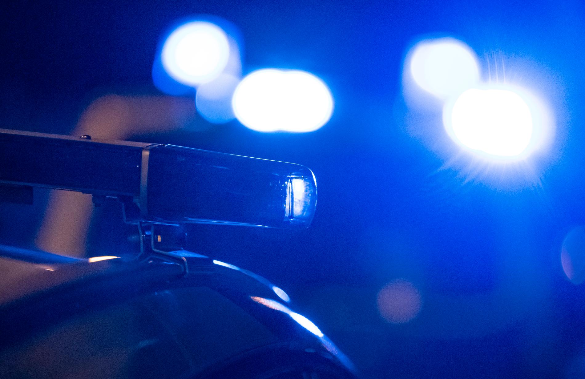 Flera polispatruller jagade en flyende man på E4 i Hälsingland under natten. Arkivbild.