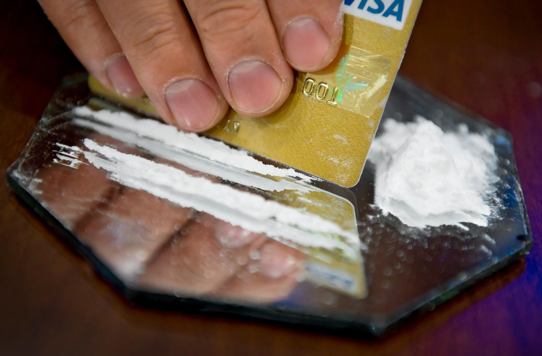 Kokain, bilden är taget vid ett tidigare tillfälle och komer inte ur dokumentären.