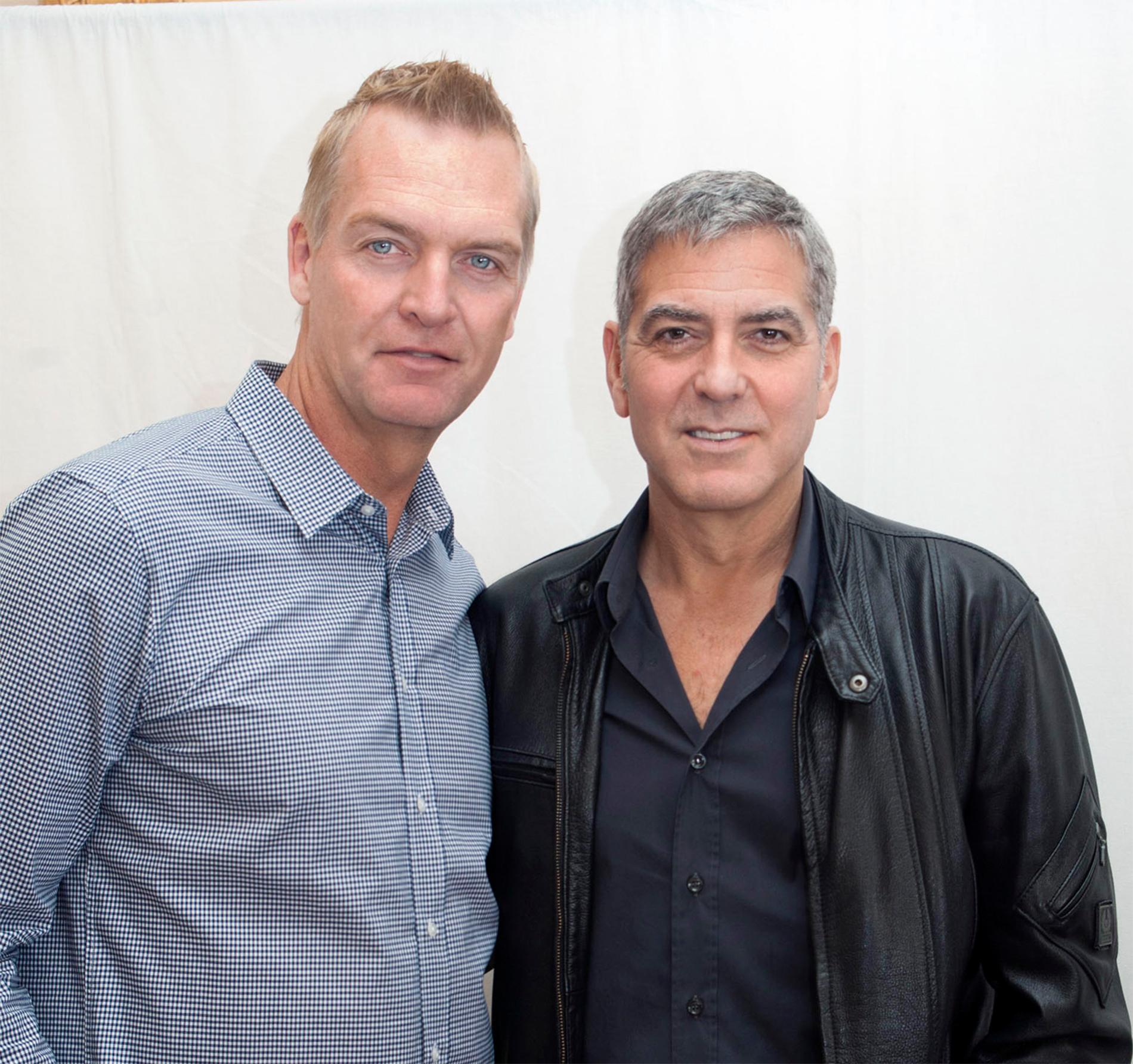 Nöjesbladets Magnus Sundholm möter George Clooney i Los Angeles.