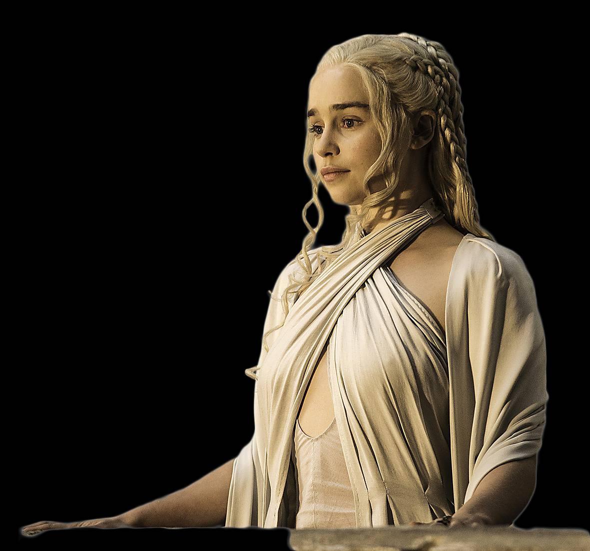 Emilia Clarke som Daenerys Targaryen.