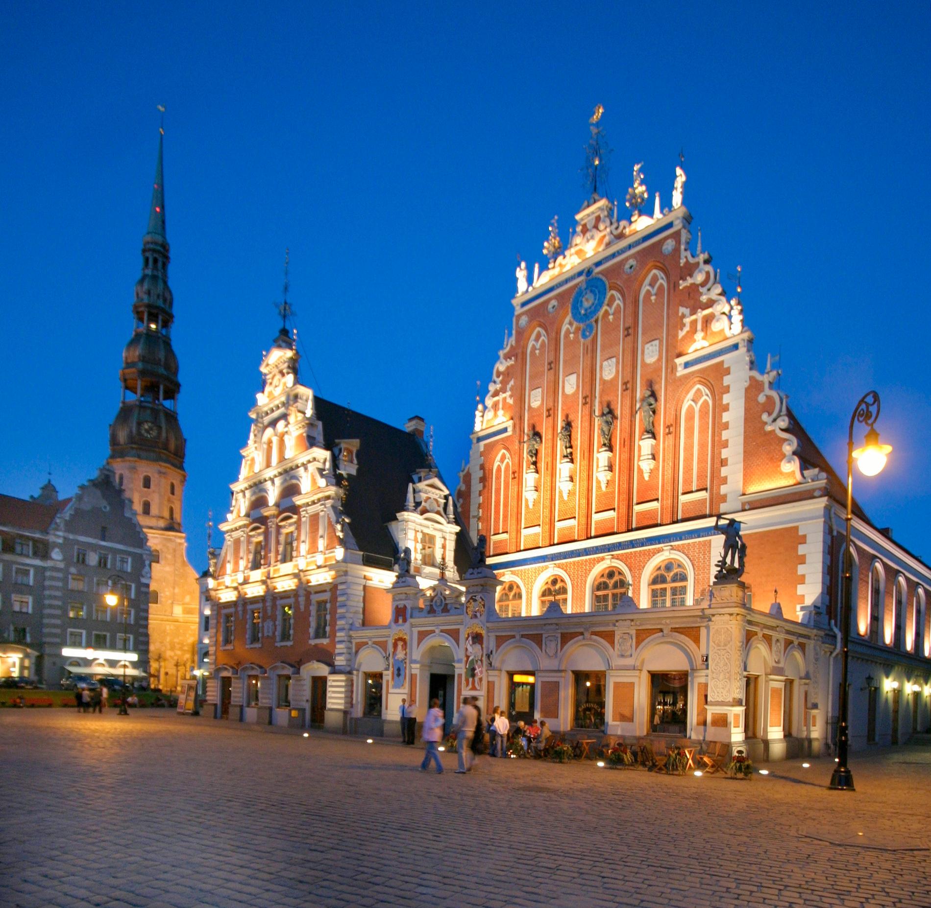 Riga kvällstid. 
