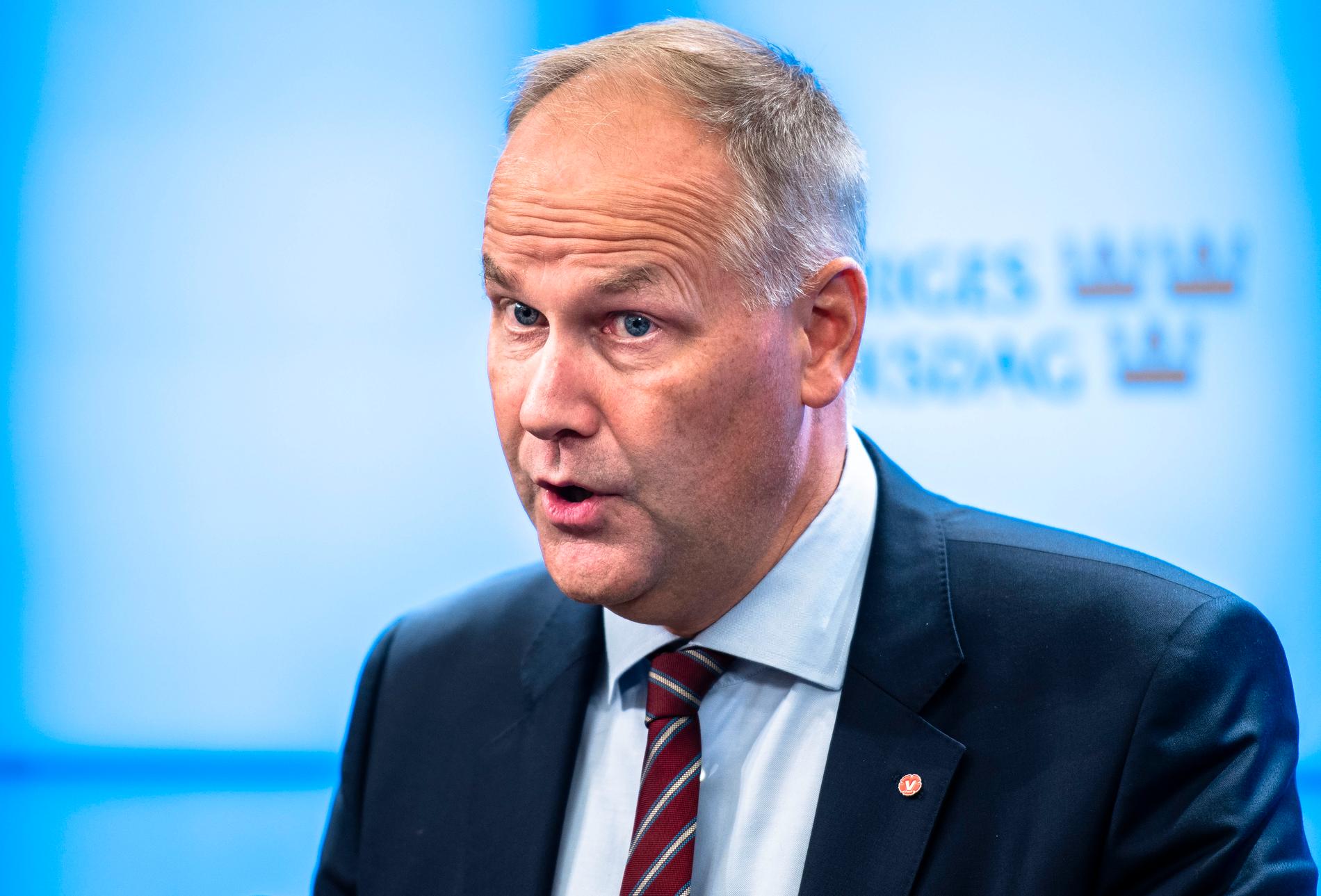 Vänsterpartiets partiledare Jonas Sjöstedt. 