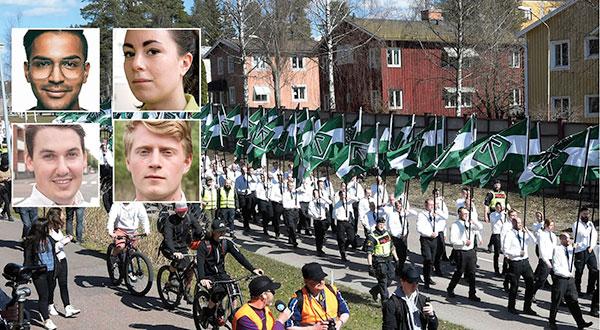 Nazismen och rasismen som förs fram i tal och från marknadsplatser i Visby innehåller hatisk propaganda som syftar till att splittra samhället, skriver debattörerna.