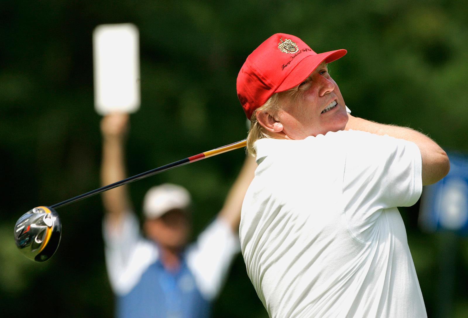 Donald Trump - flitig golfare.