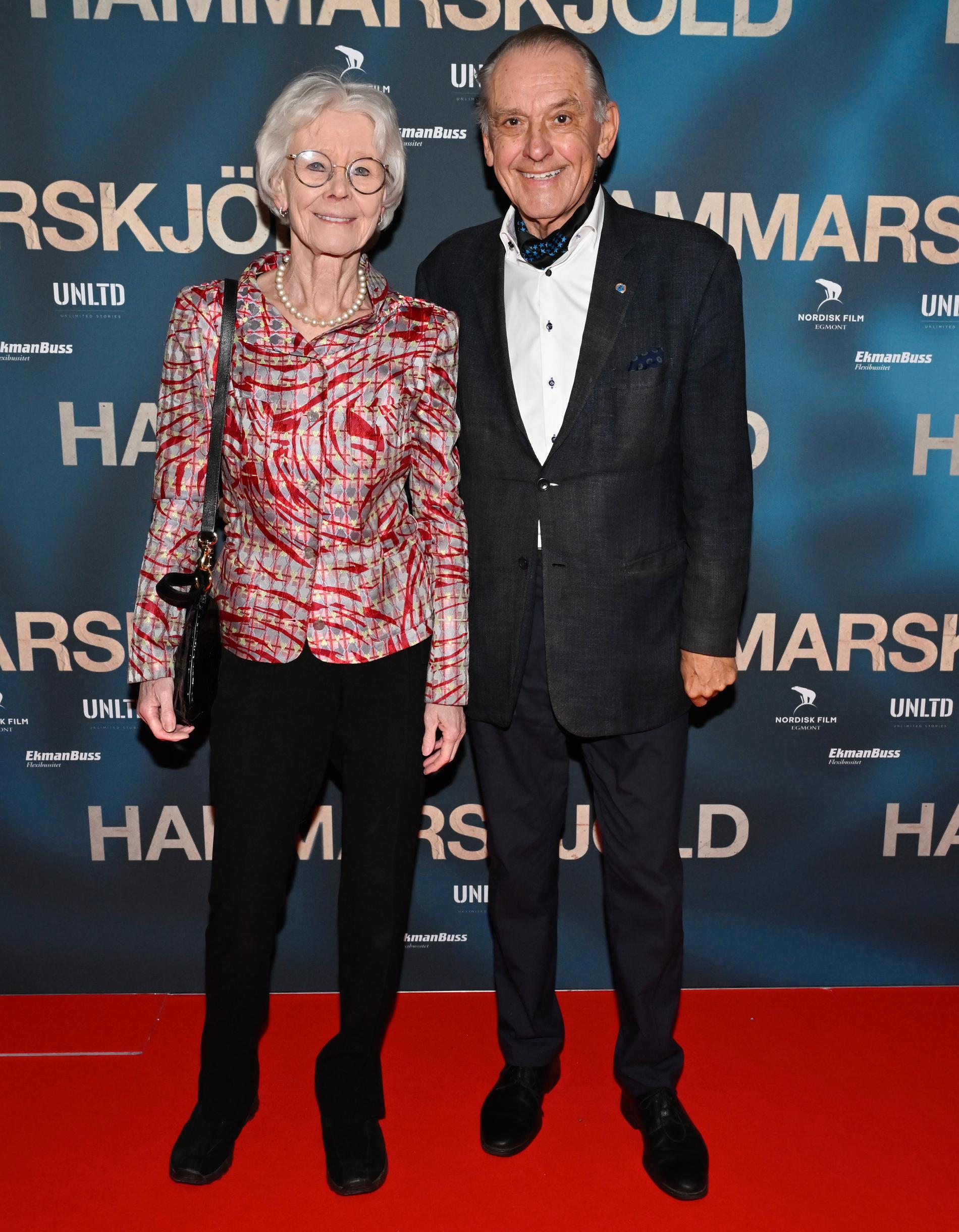 Jan Eliasson med hustrun Kerstin.