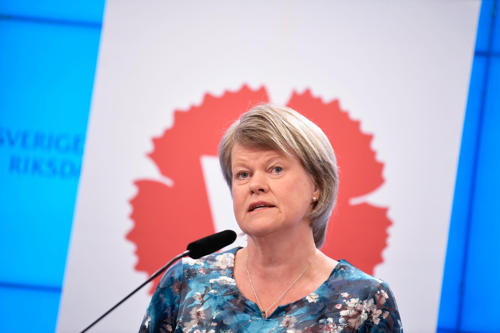 Vänsterpartiets ekonomisk-politiska talesperson Ulla Andersson. Arkivbild.
