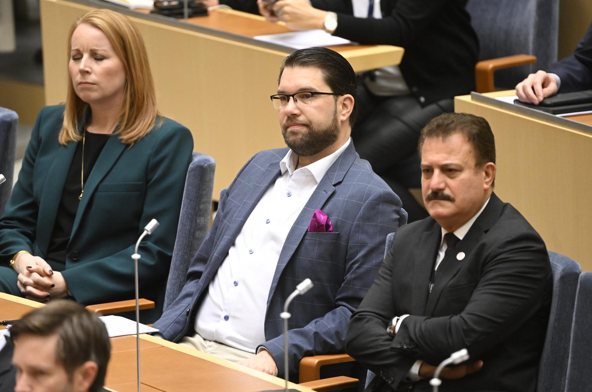  Jamal El-Haj (till höger) är ledamot i riksdagen för Socialdemokraterna.