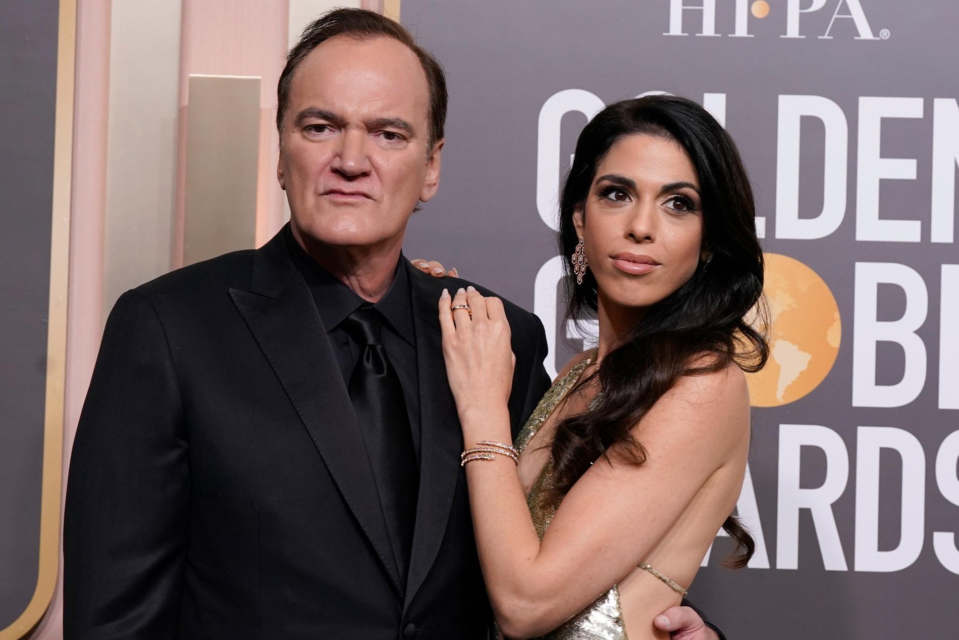 Quentin Tarantino och hustrun Daniella Pick.