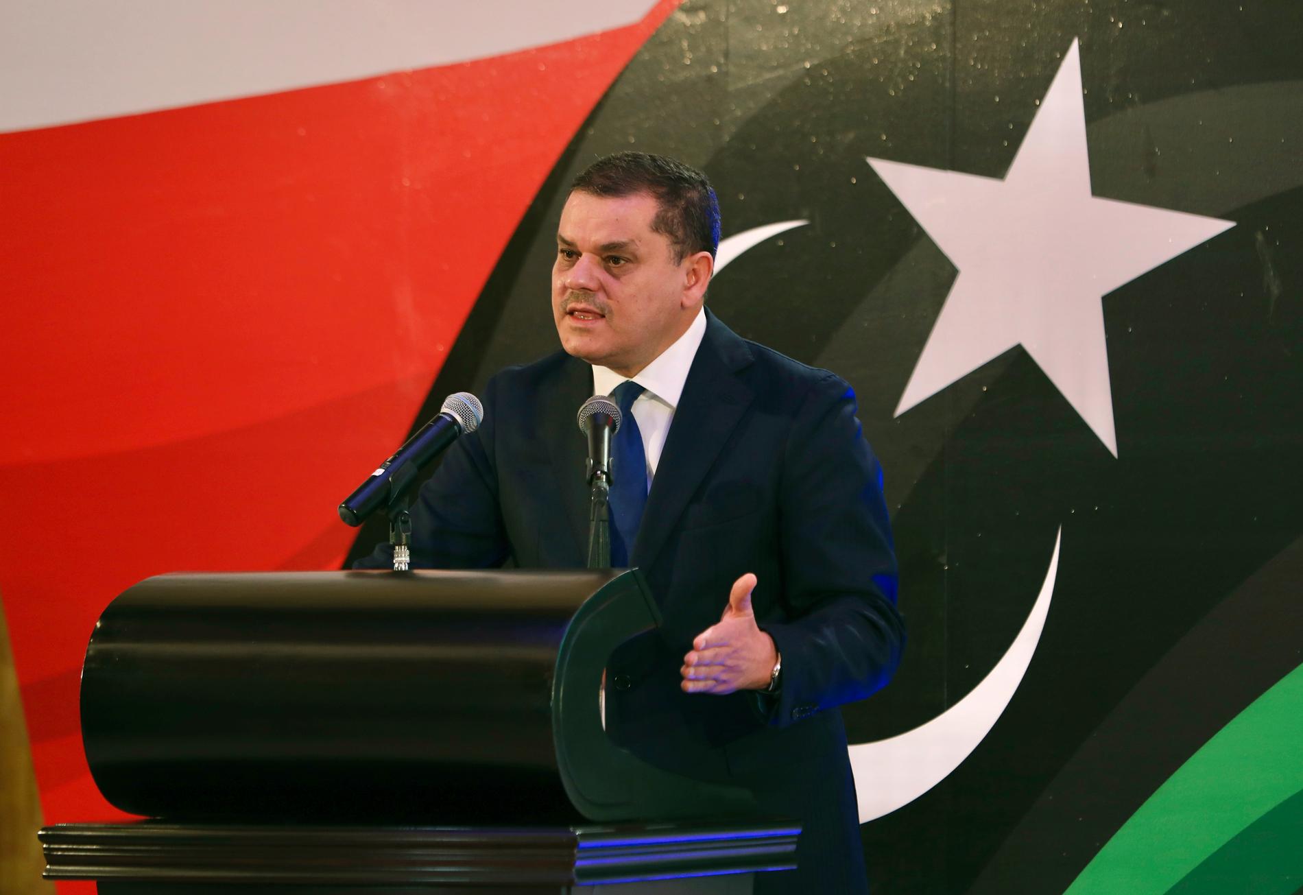 Libyens nominerade premiärminister Abd al-Hamid Dbaibah. Arkivbild.