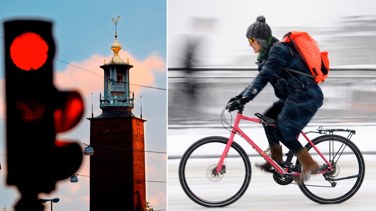 Snart kan Stockholm stads cyklister få nya trafikregler.