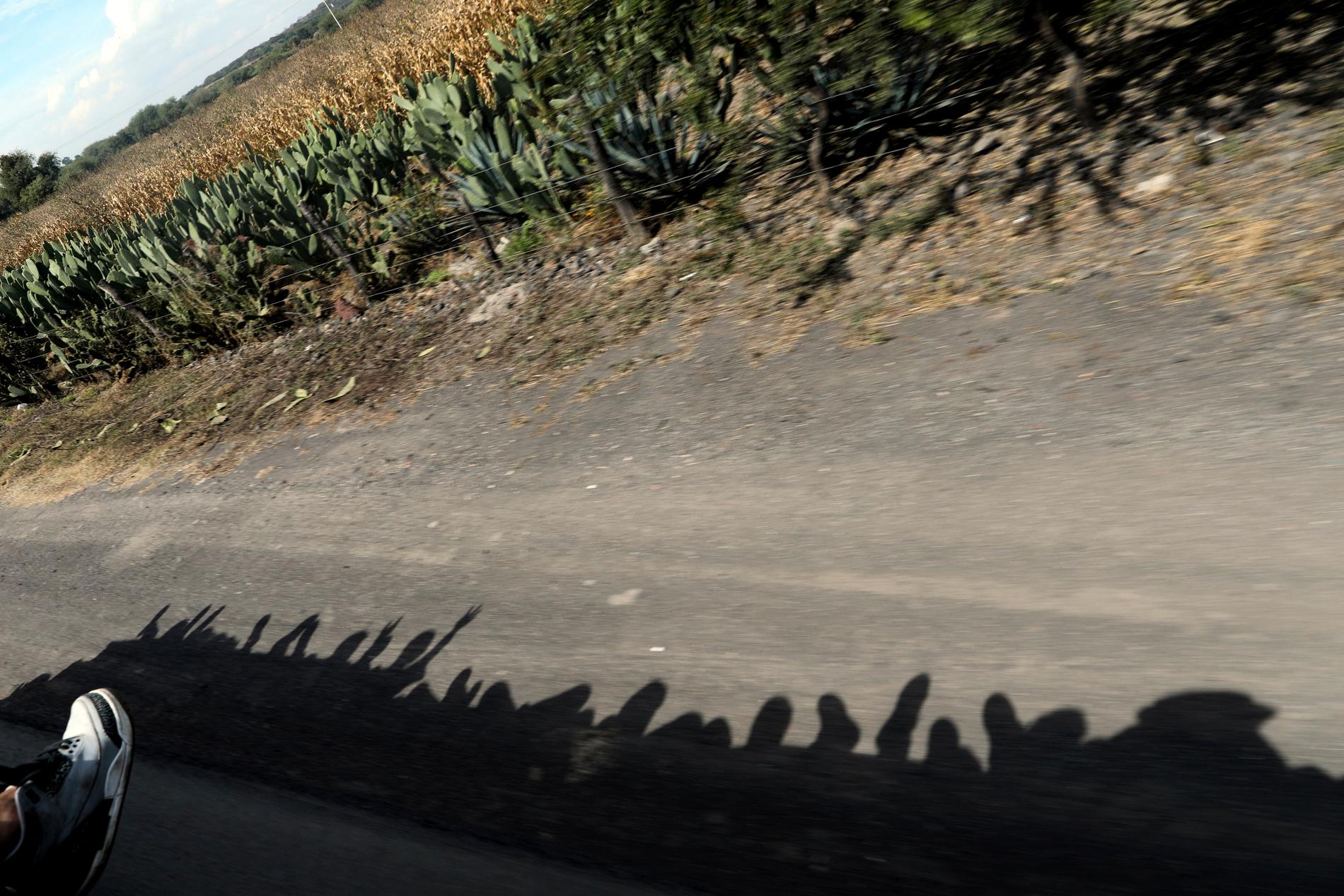 En lastbil med migranter från Centralamerika har kört av en motorväg. Arkivbild.