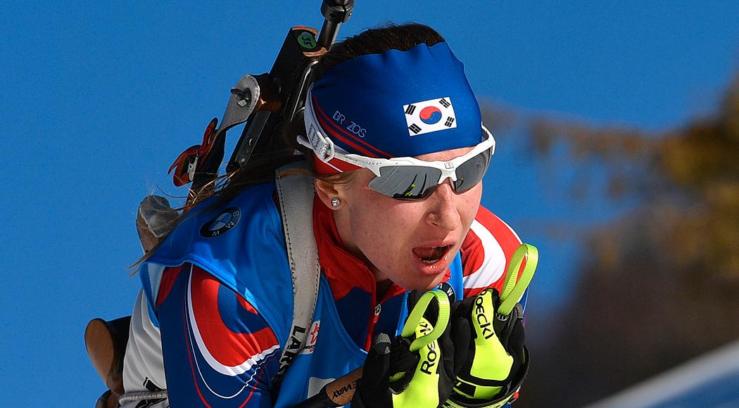 Ryskan Jekaterina Avvakumova tävlar för Sydkorea i OS.