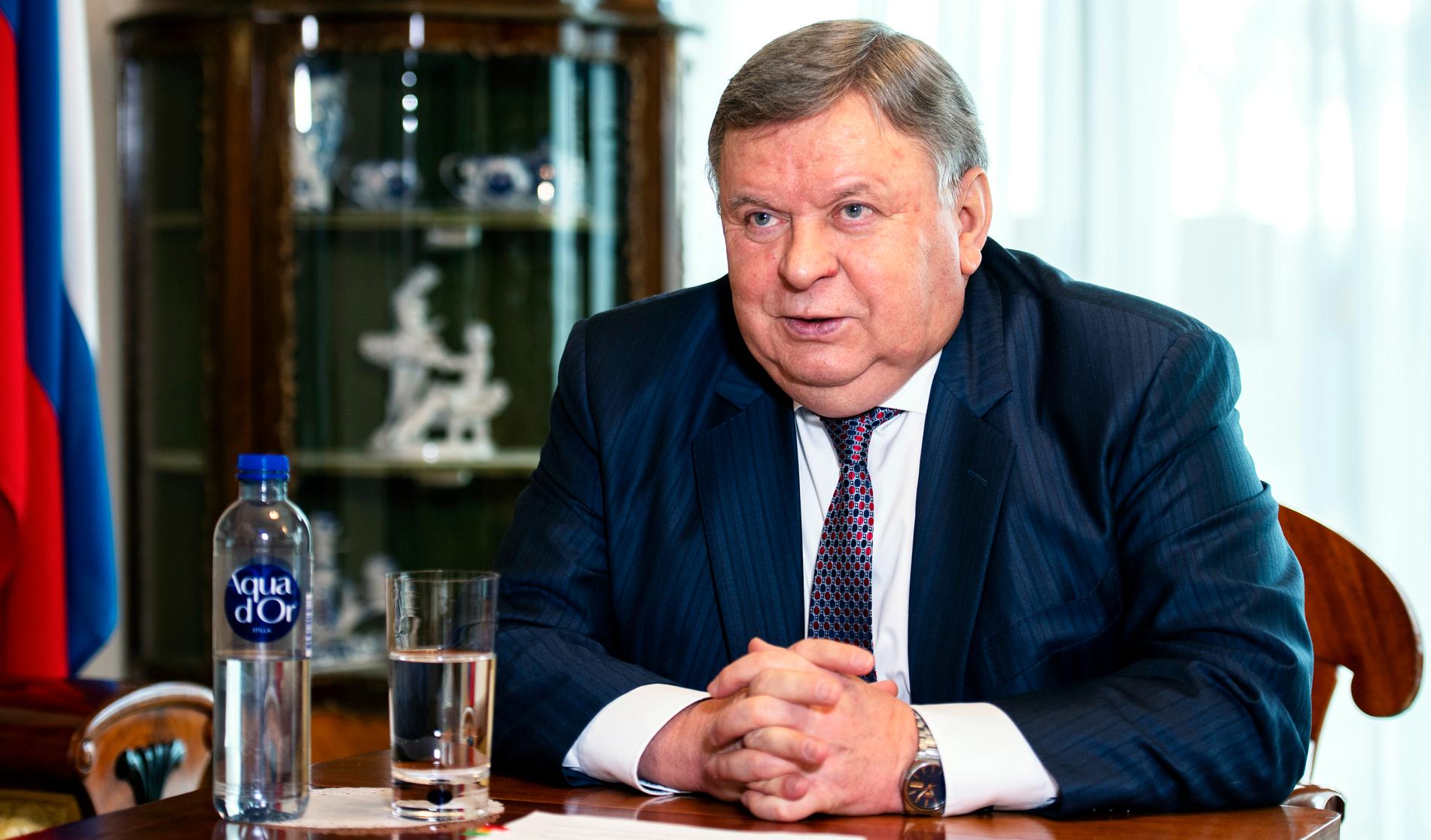 Rysslands ambassadör i Sverige Viktor Tatarintsev.