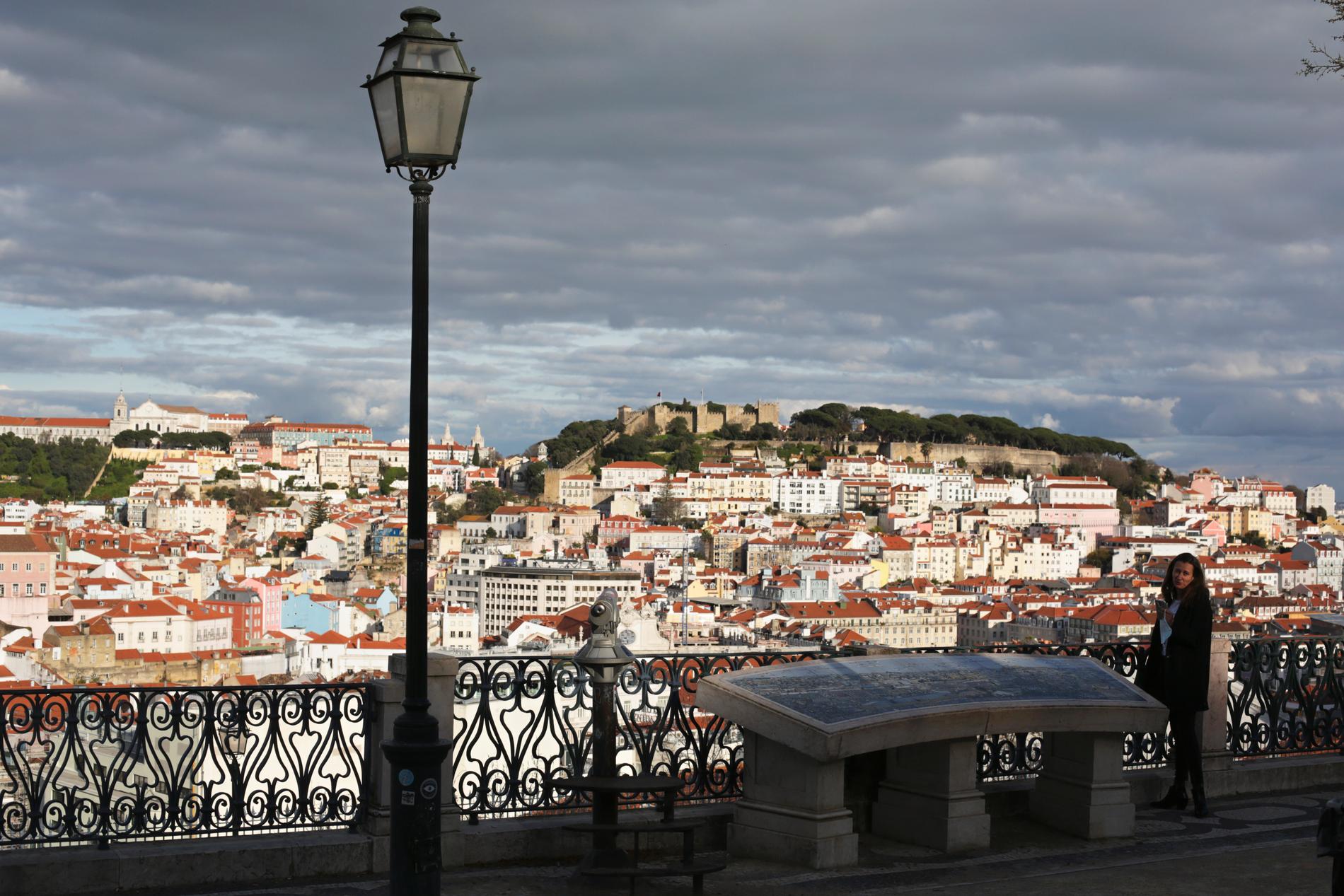 Utsikt över Lissabon. 