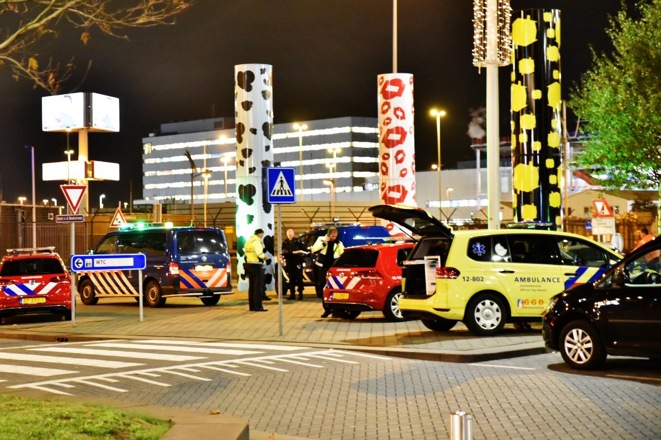 Stor polisinsats på Schipholflygplatsen i Amsterdam.
