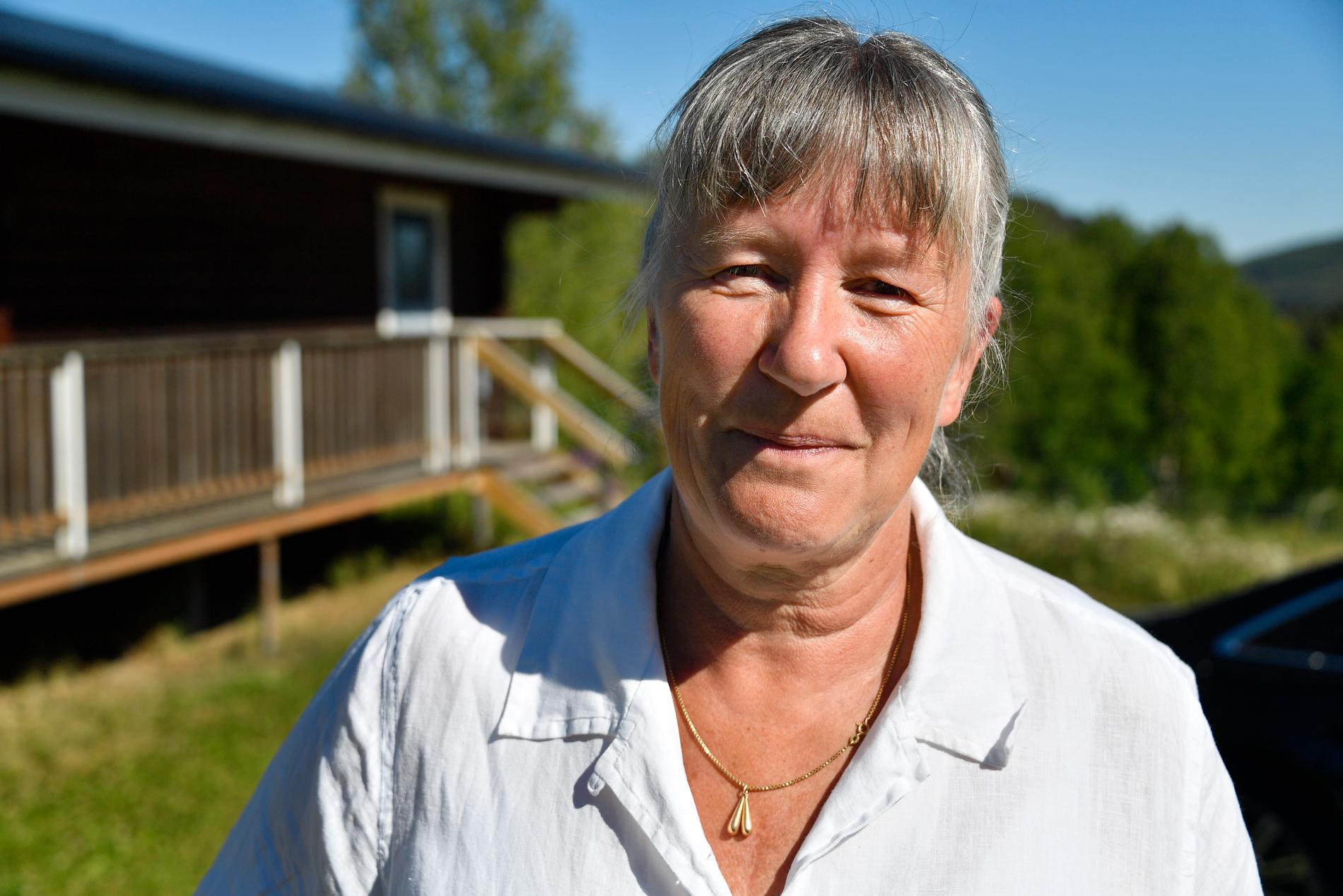 Jämtländska småbrukaren Eva Holmgren.