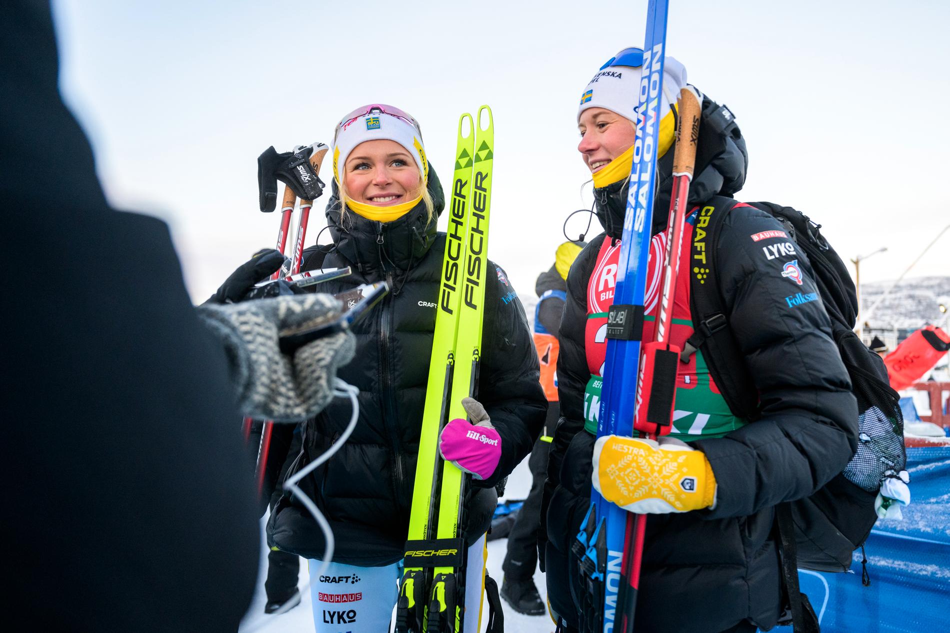 Frida Karlsson och Maja Dahlqvist.