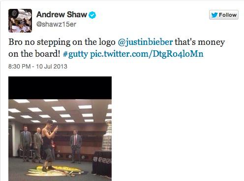 Andrew Shaw på twitter: ”Brorsan, inte gå på klubbmärket, det blir böter!”
