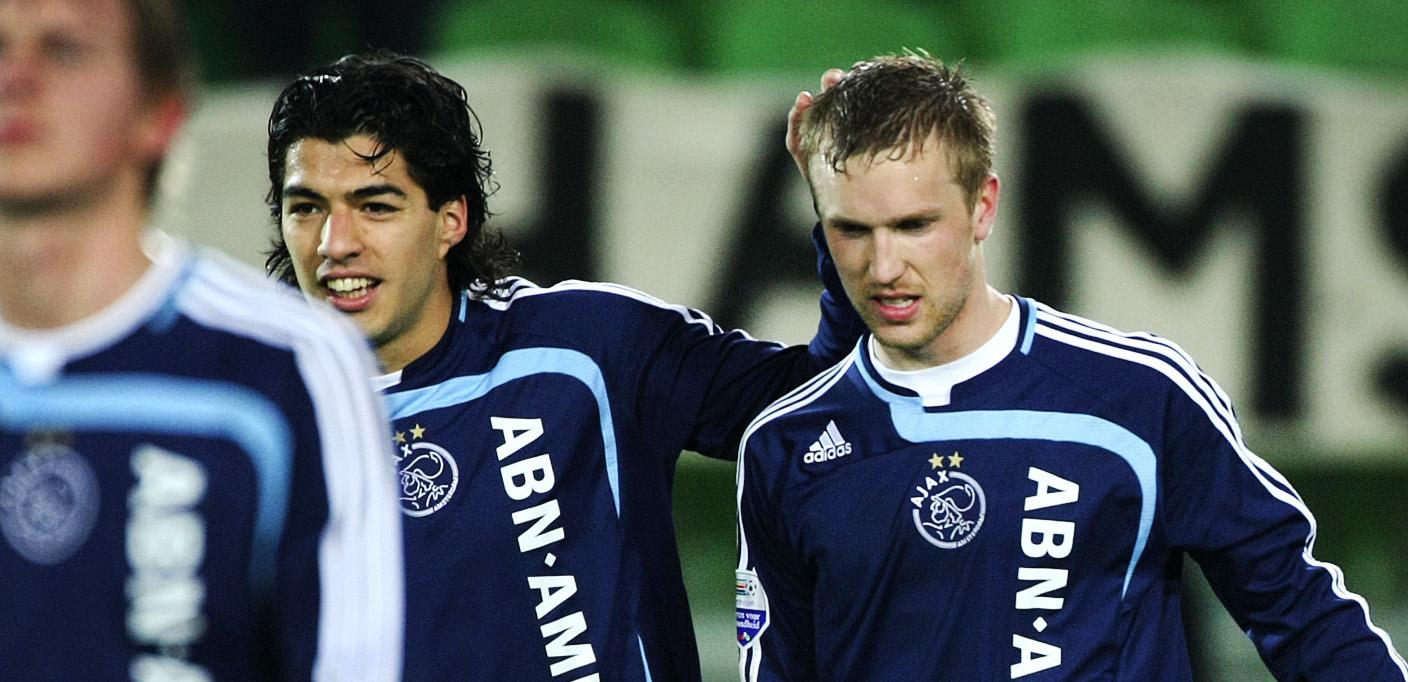 Luis Suárez och Rasmus Lindgren.