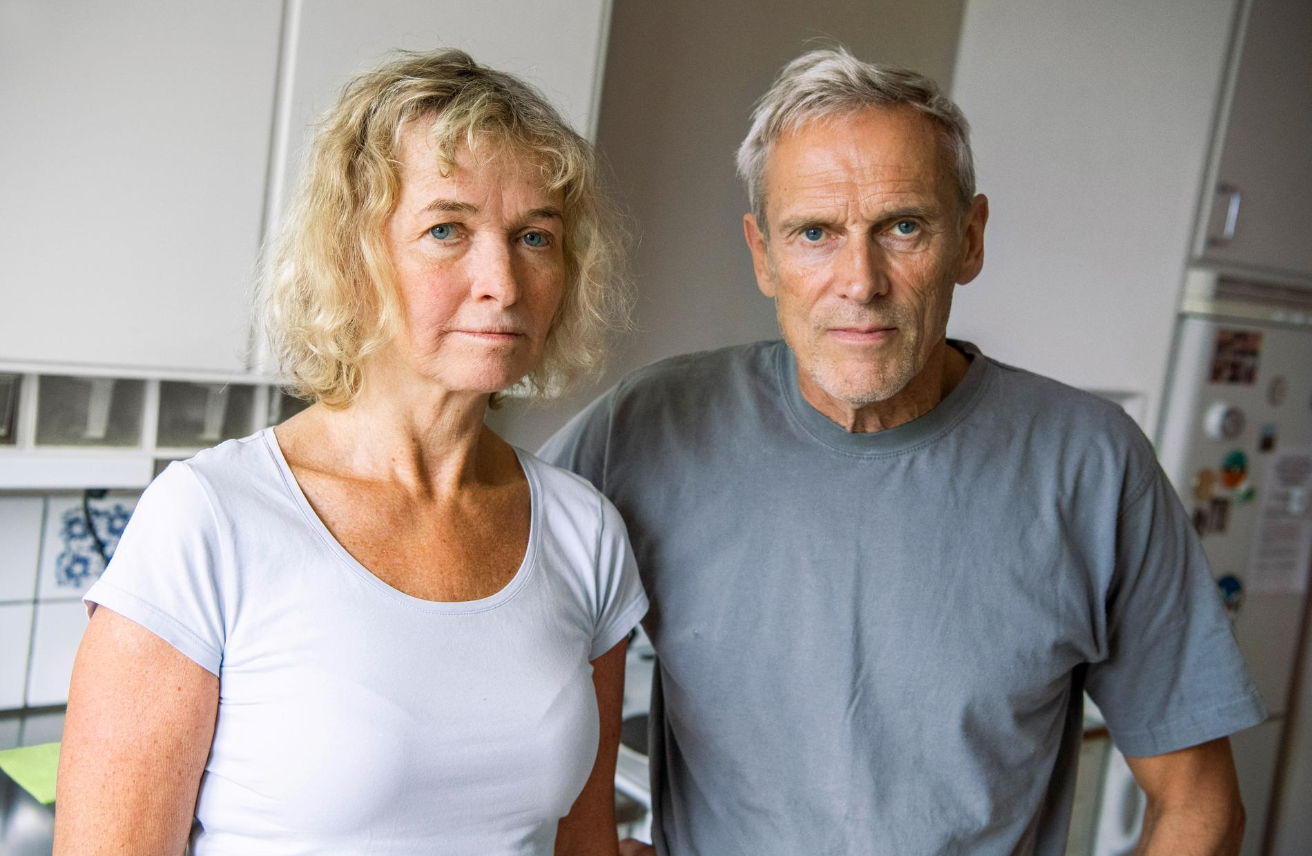 Jan Bagge och Maria Nylander, som bor i Bergshamra, riskerar en 60 procentig hyreshöjning efter en renovering av sin lägenhet.