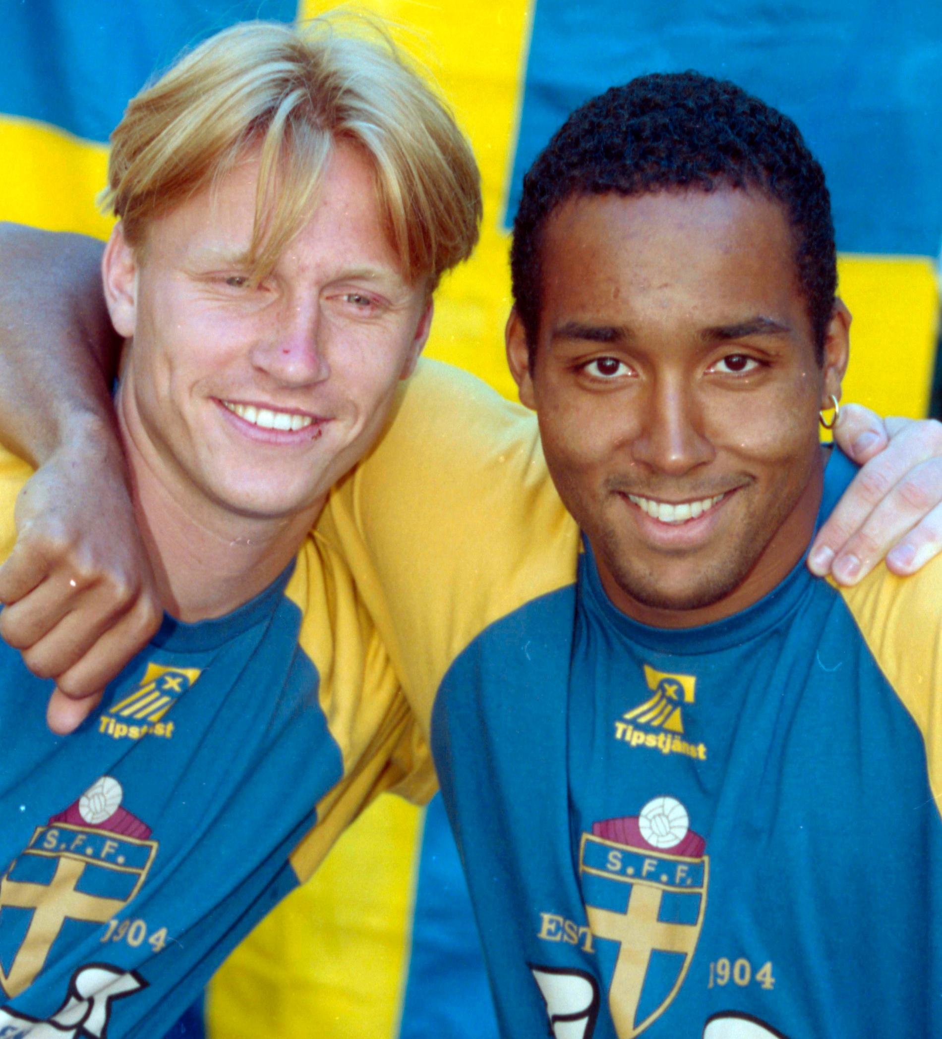 Fotbolls-VM i USA 1994 – Kennet Andersson och Martin Dahlin.