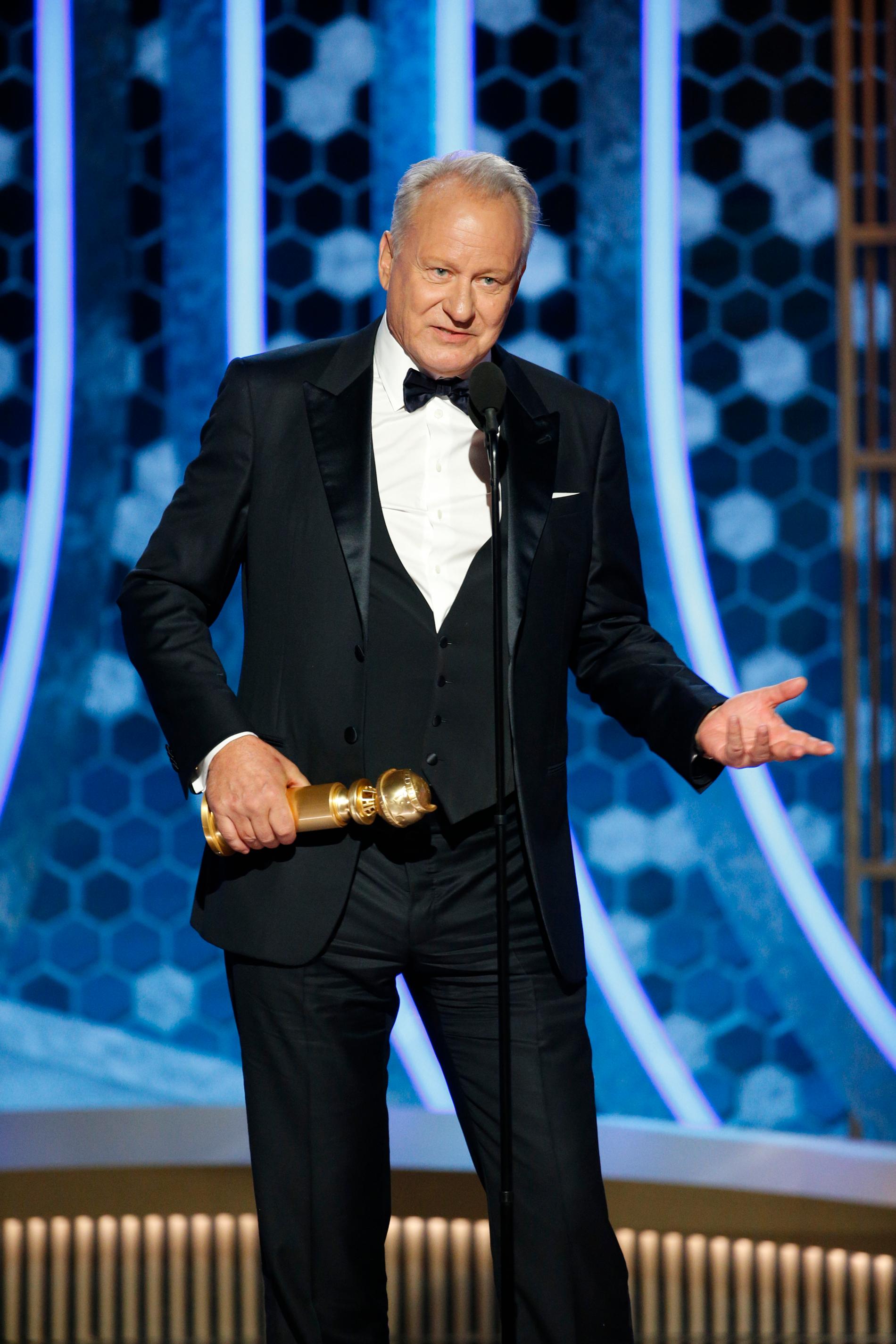 Skarsgård vann en Golden Globe för sin roll i ”Chernobyl”.