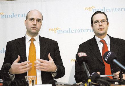JOBBA JOBBA JOBBA Statsminister Fredrik Reinfeldt och finansminister Anders Borg förstärker arbetslinjen.