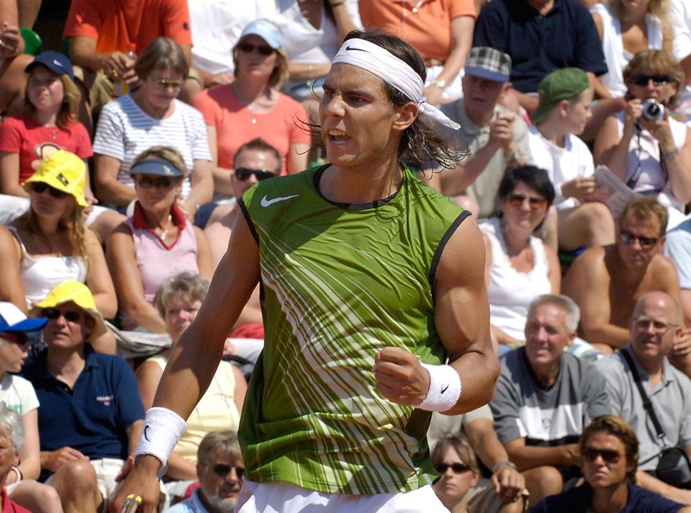 Nadal spelade i Båstad 2005.