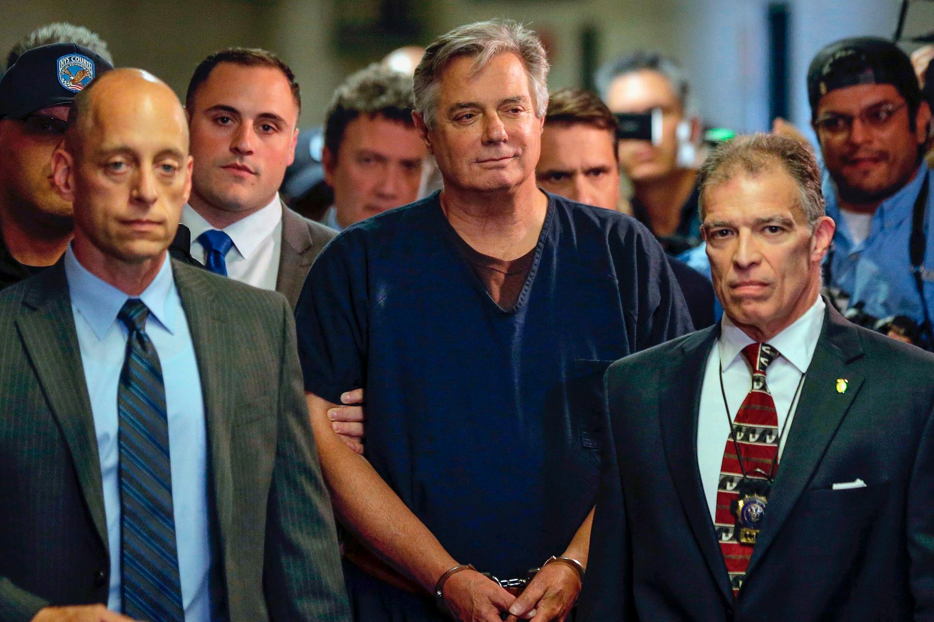 Paul Manafort anländer till rätten i New York, i juni 2019.