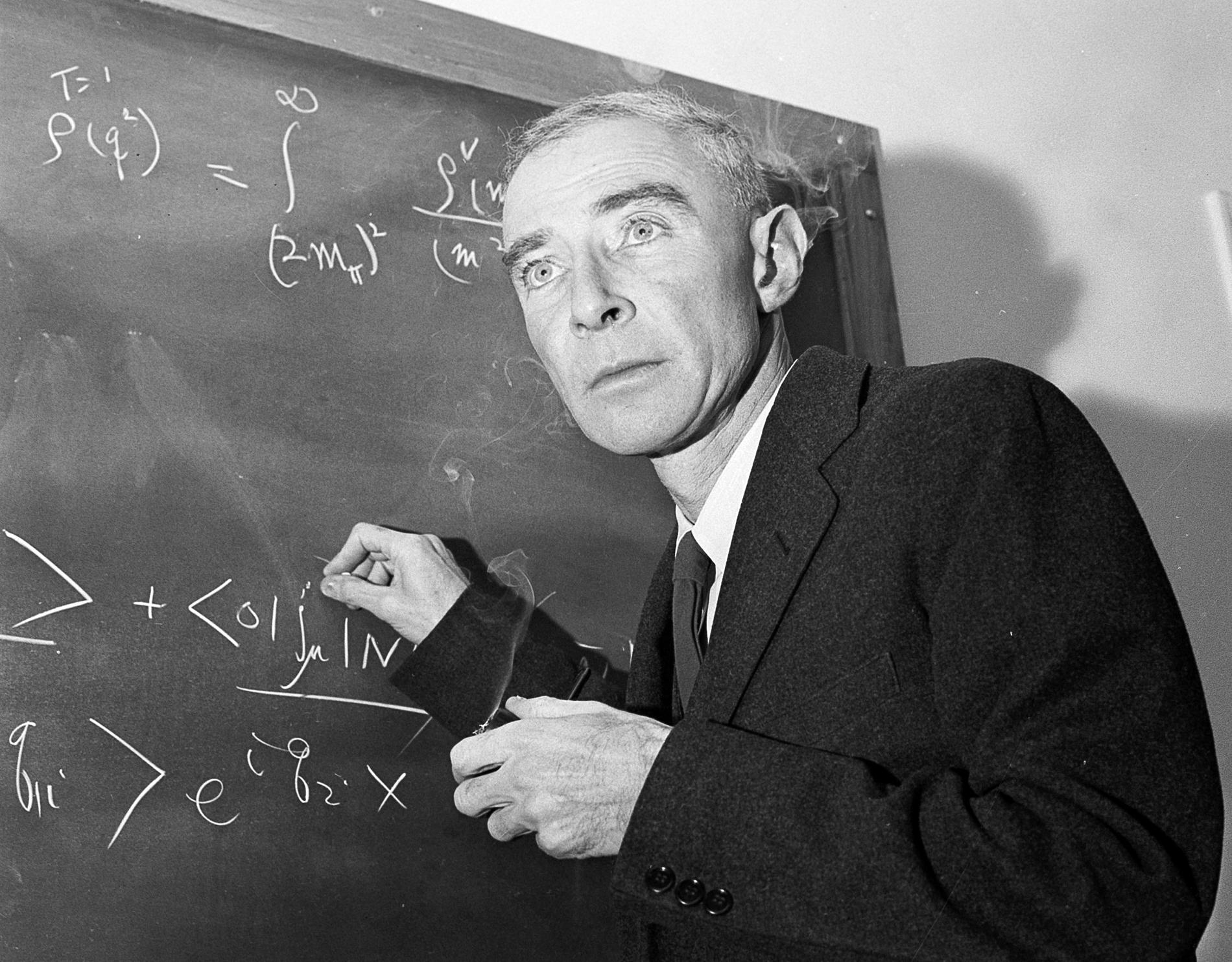Dr. J. Robert Oppenheimer 1957.